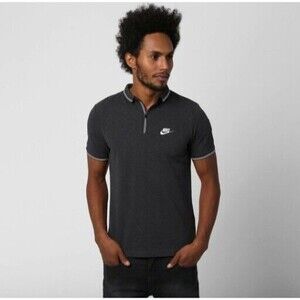 Nike Slim Fit Polo Men's XL Charcoal Gray Athletic Performance Polo 408654-010